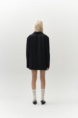 zip skirt (navy)