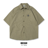 半袖ワークシャツ (BEIGE)