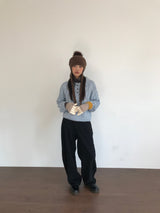 エッセンシャルフリースワイドパンツ (3color)