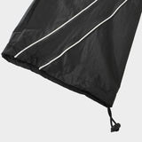 Curve line nylon pants