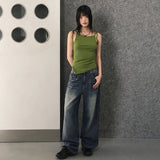 Tarkin summer back incision denim pants