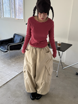 バルーンカーゴバンディングパンツ