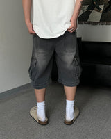 [Can be worn as shorts] SH ユーティリティカーゴデニムパンツ