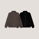[SET UP가능] Velvet rivet training zip up(2color)