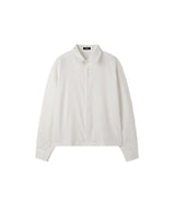 [DOJINOI] MUTE CROP SHIRTS WHITE