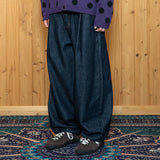 XP172 Big Wide Balloon Denim Pants (INDIGO)