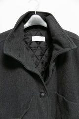 stopper high-neck half-coat(2colors)