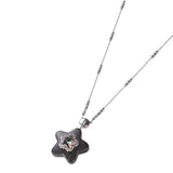 STAR LEOPARD EBONY NECKLACE