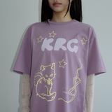 KIRIGIRL ボクシーTシャツ _PURPLE