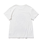 Unisex Human Print Crop T-shirt (White)