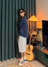 Light One-Tuck Bermuda Shorts 4COLOR