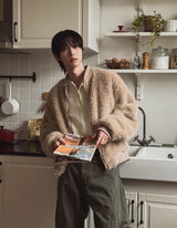 グランス モヘアファー ジャンパー