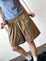 Stro Check Pocket Bermuda Shorts 3color