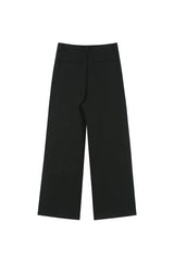 Linen Wide Pants (BLACK)