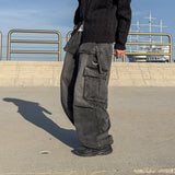 Den Strap Wide Cargo Denim