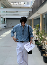 ウェイニ 201 トラッカーコットンワイドパンツ