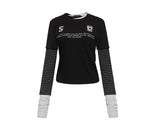 Five Emblem Layered Long-Sleeve T-Shirt