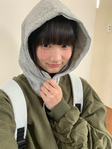 [unisex] ユーインビーツーウェイシャーリングフードフライトジャンパー