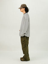 TE Vintage Washing Cargo Banding Pants