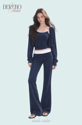 モダンシルエットトレーニングセット (TOP+PANTS)