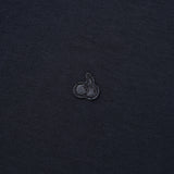 KIRSH プレーンスリムフィットクロップパーカージップアップ [DARK NAVY]