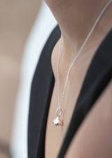 [MADE] GROTTO NECKLACE 08 - RAINBOW MOONSTONE