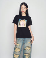 25FW WOMAN ADLVベビーフェイスジュエリー半袖Tシャツ