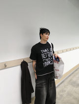No.1353 LT crop layered half T (3color)