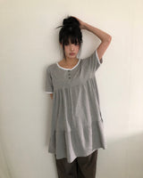 ダソンヘンリー半袖ドレス