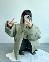 ウォッシュドパラシュートプリーツカーゴパンツ🖤🩶🤎🤍 - 4カラー
