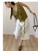 Ollie Frill Sleeveless Blouse
