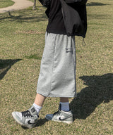 イージーサイドスナップバミューダスウェットパンツ