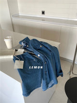 [SALE] denim shirt skirt two-piece dress