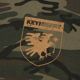 Crow Keys Crop Hood Zip-up (Camo)