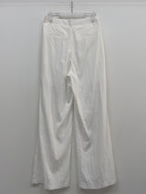 Yvon Nylon Strap Wide Slacks