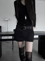 deep skirt pants