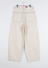 COLOR STITCH WIDE PANTS