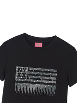メタル NYX Tシャツ ブラック