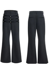Napoleon Striped Flared Trousers