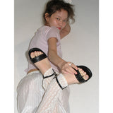 Glow 0026. Studded Sandals - 2colors