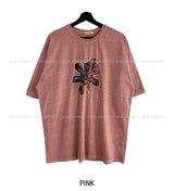 Flower Patch Pigment Short Sleeve T-shirt