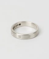 クローバー シンプルレールリング W(シルバー925)