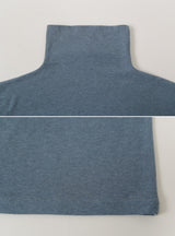 Wool Tencel Turtleneck Arm Warmer T-shirt (5color)