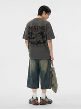 パラダイス フィールズ ピグメントダイド ショートスリーブ Tシャツ (3color)