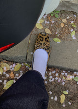 LEOPARD FLAT SHOES
