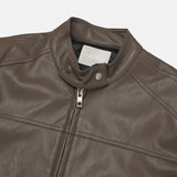 Burn Leather jacket (3color)