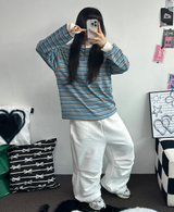 ツーピンタックパラシュートワイドパンツ 🤍🩶🖤4COLOR
