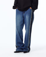 Two tone Panel Jean/Blue