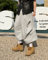 Veluke Belt Cargo Bermuda Pants
