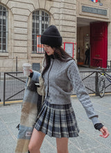 Mori Check Tennis Skirt